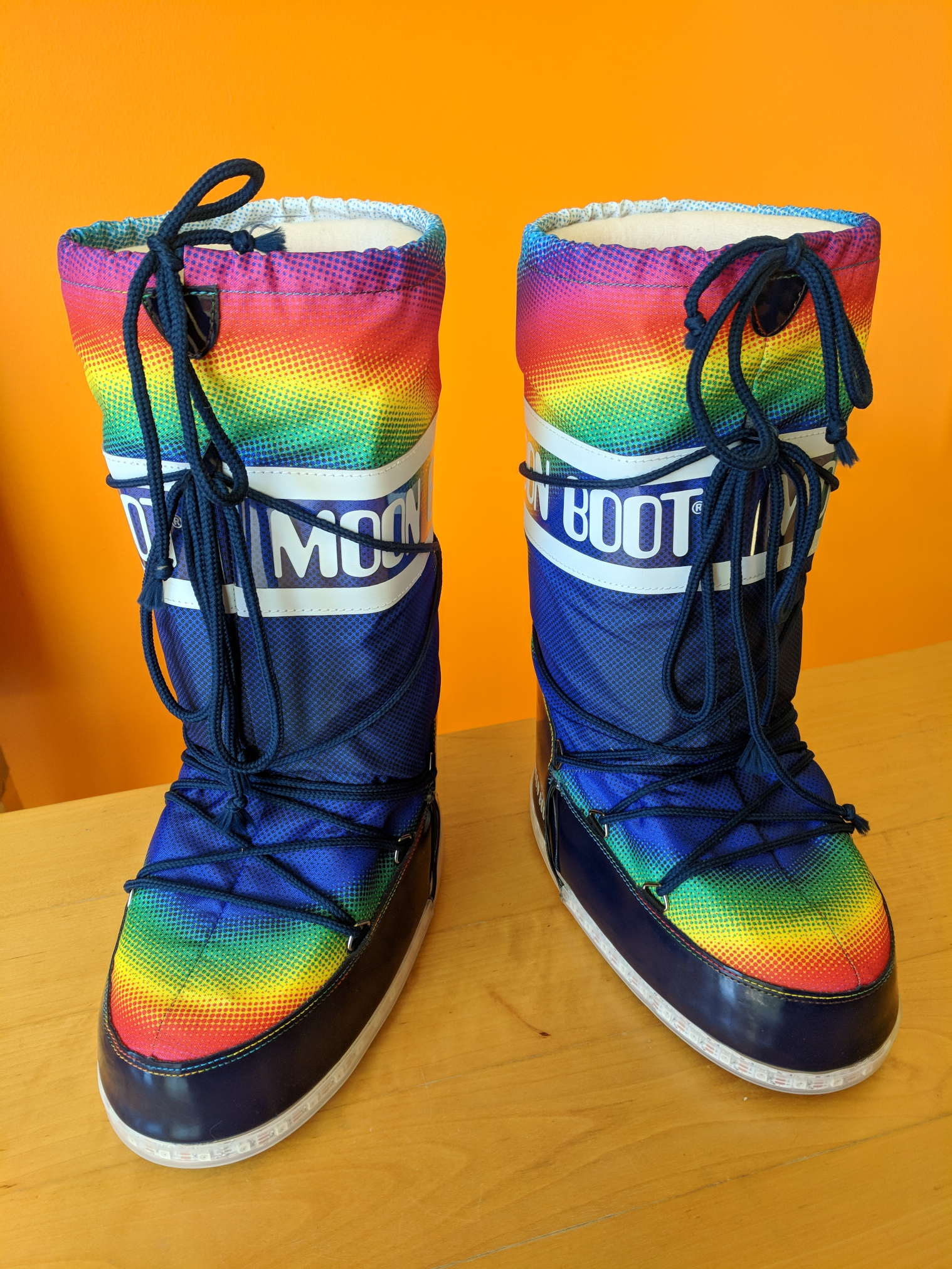 Rainbow moon boots clearance